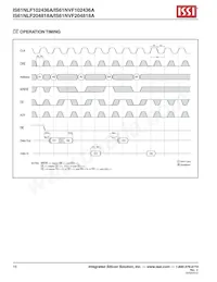 IS61NLF102436A-7.5TQLI-TR Datenblatt Seite 16