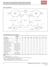 IS61NLP204818B-250B3L Datenblatt Seite 10