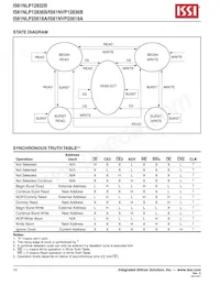 IS61NLP25618A-200B3I-TR Datasheet Page 10