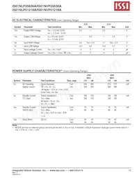 IS61NLP25636A-200B2LI Datenblatt Seite 13