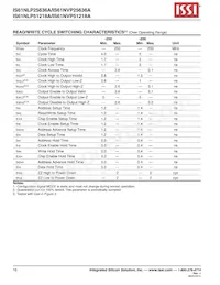 IS61NLP25636A-200B2LI Datenblatt Seite 16