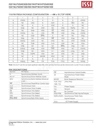 IS61NVP204836B-166TQLI Datenblatt Seite 7