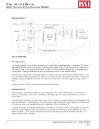 IS61QDB22M18-250M3L Datasheet Pagina 4