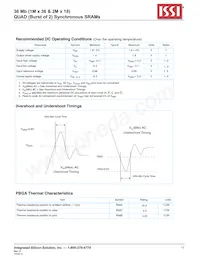 IS61QDB22M18-250M3L Datasheet Pagina 11