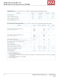 IS61QDB22M18-250M3L Datasheet Pagina 12