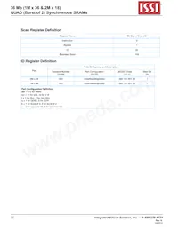 IS61QDB22M18-250M3L Datasheet Pagina 22