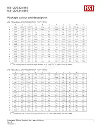 IS61QDB22M18A-250M3LI Datasheet Pagina 2