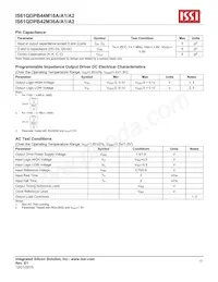 IS61QDPB42M36A-550M3LI Datasheet Page 17