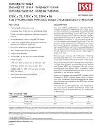 IS61VPS25618A-200B3I-TR Datasheet Copertura