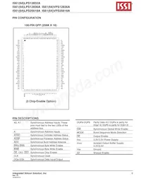 IS61VPS25618A-200B3I-TR Datasheet Pagina 9