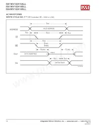 IS61WV102416ALL-20MI-TR Datasheet Pagina 14