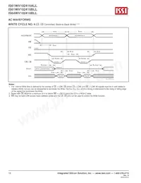IS61WV102416ALL-20MI-TR數據表 頁面 16