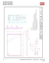 IS61WV102416ALL-20MI-TR數據表 頁面 20