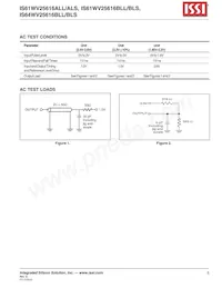 IS61WV25616BLL-10BI Datasheet Page 5