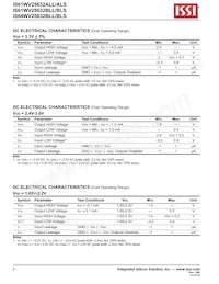 IS61WV25632BLL-10BLI Datasheet Pagina 4