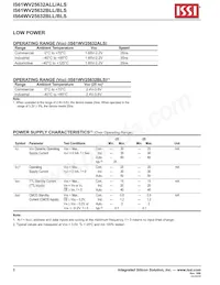 IS61WV25632BLL-10BLI Datasheet Pagina 6