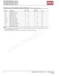 IS61WV25632BLL-10BLI Datasheet Pagina 8