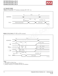 IS61WV25632BLL-10BLI Datasheet Pagina 10