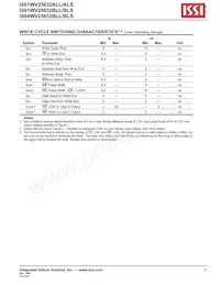 IS61WV25632BLL-10BLI Datasheet Pagina 11