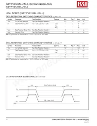 IS61WV5128BLS-25TLI-TR Datasheet Pagina 16