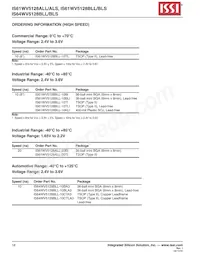 IS61WV5128BLS-25TLI-TR Datasheet Pagina 18