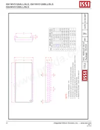 IS61WV5128BLS-25TLI-TR Datasheet Pagina 20