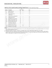 IS62C25616BL-45TLI Datasheet Page 7