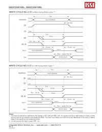 IS62C25616BL-45TLI Datasheet Pagina 9