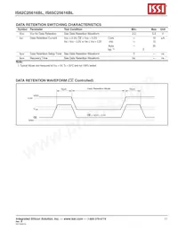 IS62C25616BL-45TLI Datenblatt Seite 11