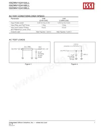 IS62WV102416BLL-25MI-TR Datenblatt Seite 7