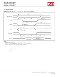 IS62WV102416BLL-25MI-TR Datenblatt Seite 10