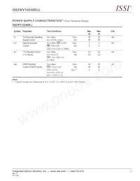 IS62WV10248BLL-55BI-TR Datasheet Pagina 5