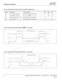 IS62WV10248BLL-55BI-TR Datenblatt Seite 10