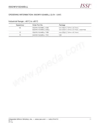 IS62WV10248BLL-55BI-TR Datasheet Pagina 11