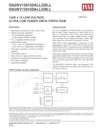 IS62WV12816DBLL-45TLI-TR Datenblatt Cover