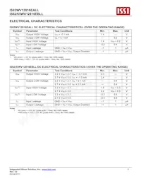 IS62WV12816EALL-55BLI Datasheet Pagina 6