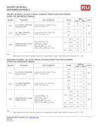 IS62WV12816EALL-55BLI Datasheet Page 7