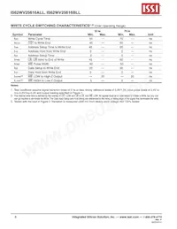 IS62WV25616BLL-55TI-TR Datasheet Page 8
