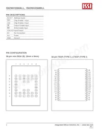 IS62WV2568BLL-70HI-TR Datasheet Pagina 2