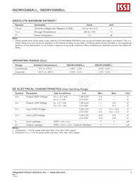 IS62WV2568BLL-70HI-TR Datenblatt Seite 3