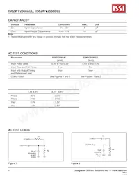 IS62WV2568BLL-70HI-TR Datasheet Pagina 4