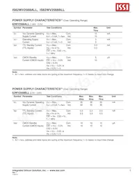 IS62WV2568BLL-70HI-TR Datenblatt Seite 5