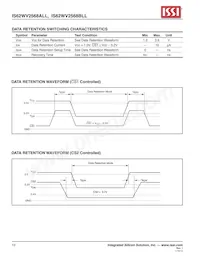 IS62WV2568BLL-70HI-TR Datenblatt Seite 10