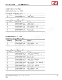 IS62WV2568BLL-70HI-TR Datasheet Pagina 11