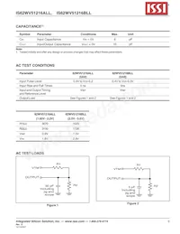 IS62WV51216BLL-55BI-TR Datasheet Pagina 5