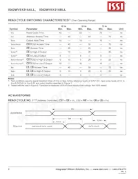 IS62WV51216BLL-55BI-TR Datasheet Pagina 8