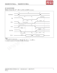 IS62WV51216BLL-55BI-TR Datasheet Pagina 9