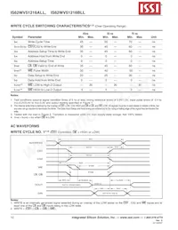 IS62WV51216BLL-55BI-TR Datenblatt Seite 10