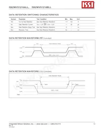 IS62WV51216BLL-55BI-TR Datenblatt Seite 13