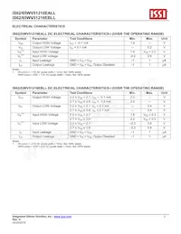 IS62WV51216EALL-55BLI Datasheet Pagina 5